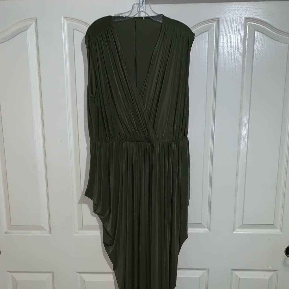 ASOS Olive green maxi dress